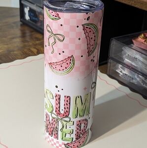 Watermelon Summer Stainless Steel Tumbler NEW!